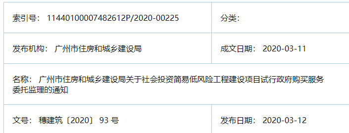 又一省发文：不再强制监理，部分项目可由建设单位自管