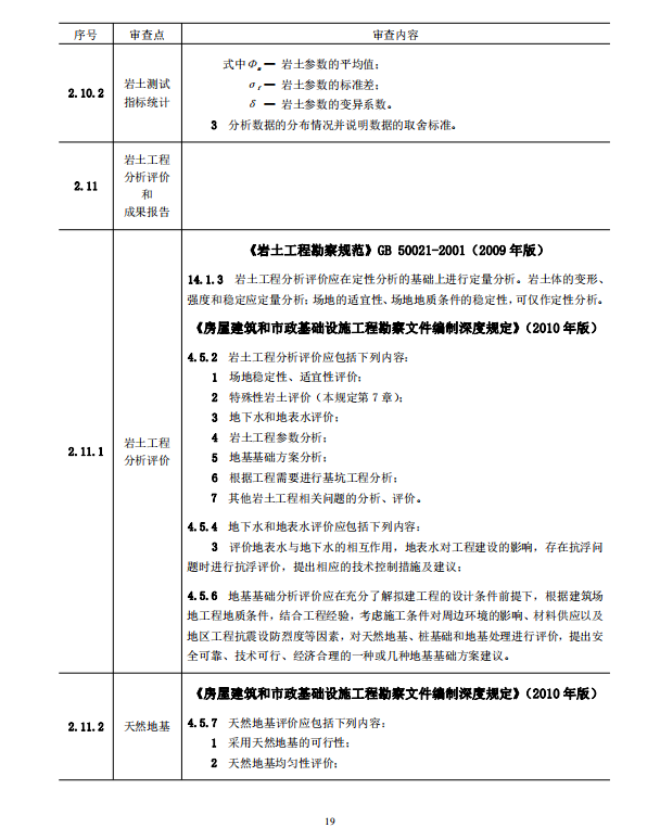 岩土工程勘察文件技术审查要点（2020版）